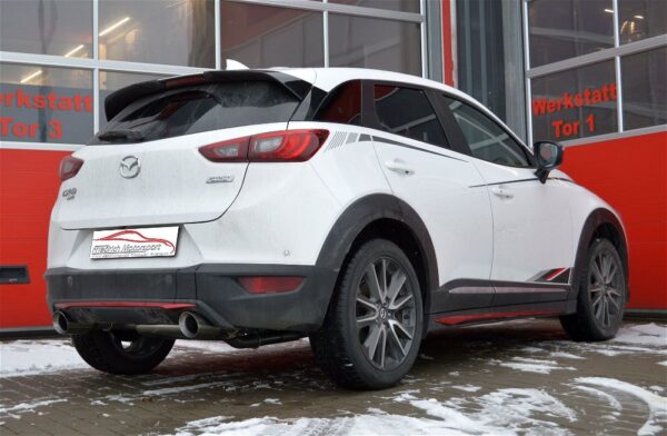 Friedrich Motorsport Duplex Sportauspuff für Mazda CX-3 Allrad 2.0 SKYACTIV