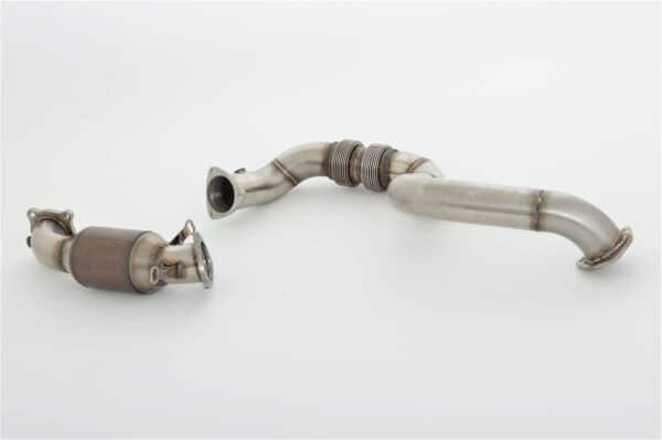 Friedrich Motorsport 76mm Downpipe mit 200 Zellen HJS Sport-Kat für Opel Astra K