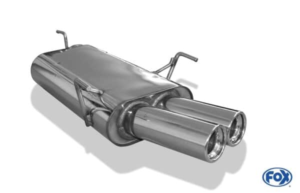 Fox Auspuff Sportauspuff Endschalldämpfer für Opel Vectra B 1.6l 55/74kW 94-9/99