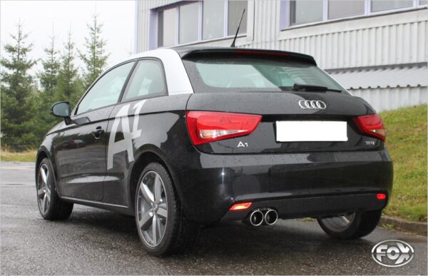 Fox Auspuff Sportauspuff Komplettanlage für Audi A1 1.2 63kW 1.6l D 77kW