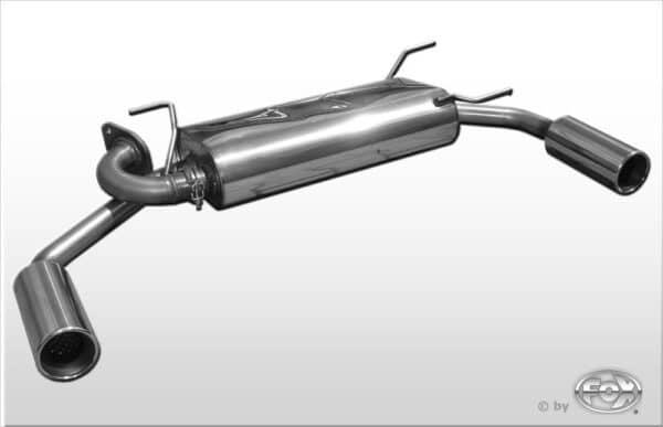 Fox Duplex Auspuff Sportauspuff Sportendschalldämpfer für Mazda MX5 Typ NB 1