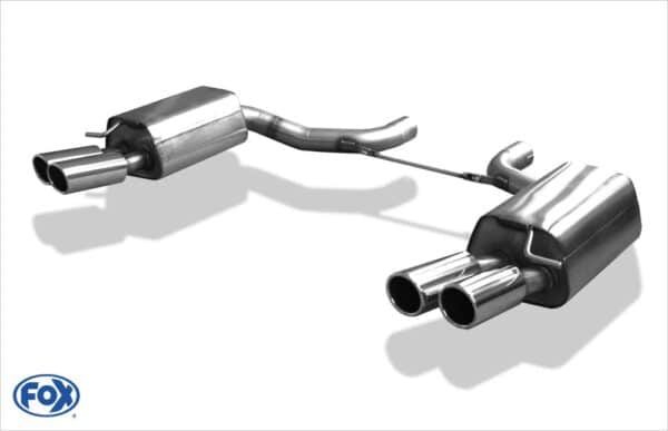 Fox Duplex Auspuff Sportauspuff Komplettanlage für Audi RS6 4F 5.0l 426kW Bj.08-