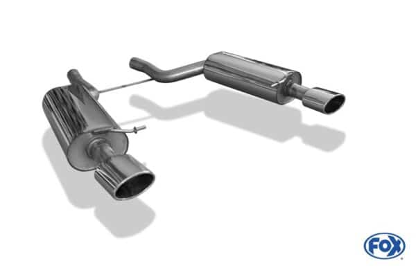 Fox Duplex Auspuff Sportauspuff Komplettanlage für Audi RS6 4B 4.2l 331kW AU071081-351-KO