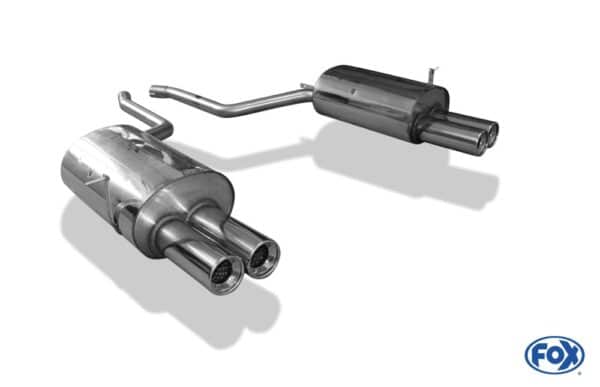 Fox Duplex Auspuff Sportauspuff Komplettanlage für BMW E38 730i/735i/ 740i 3.0