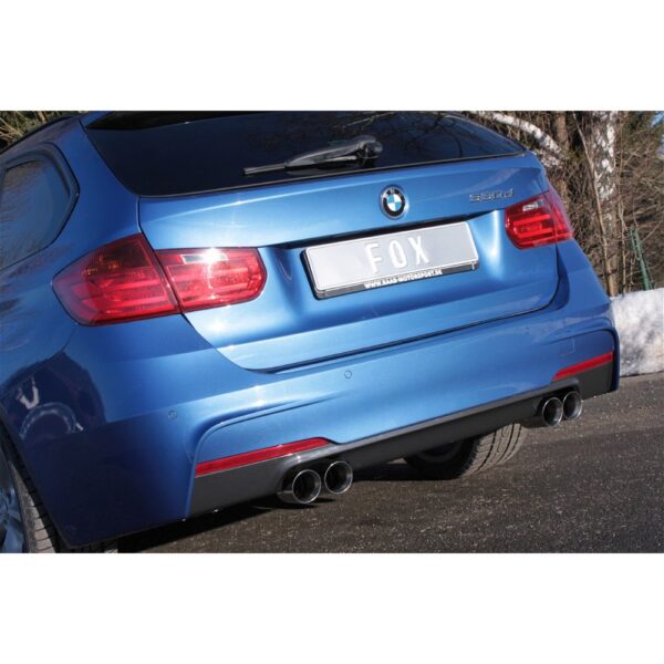 Fox Duplex Auspuff Sportauspuff Sportendschalldämpfer für BMW F30/31 330d 3.0l D BM024035-129