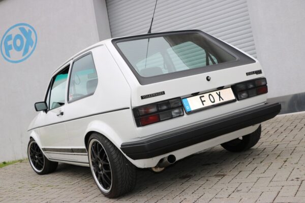 Fox Auspuff Sportauspuff Komplettanlage für VW Golf I 1.8l 82kW 1983-1992