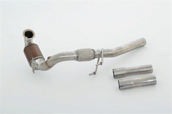 Friedrich Motorsport 63.5mm Downpipe + HJS Kat für Audi A1 Seat Ibiza