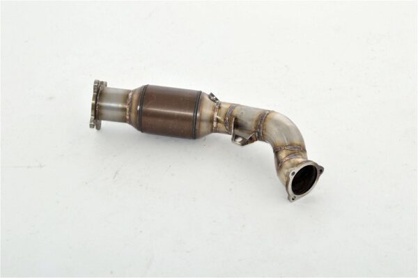 Friedrich Motorsport 3 Zoll 76mm Downpipe + 200 Zellen HJS Kat für Audi A5 B8 Q5