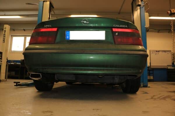 Fox Auspuff Sportauspuff Komplettanlage für Opel Calibra A 2.0l Bj.89-97 OP080001-671-KO