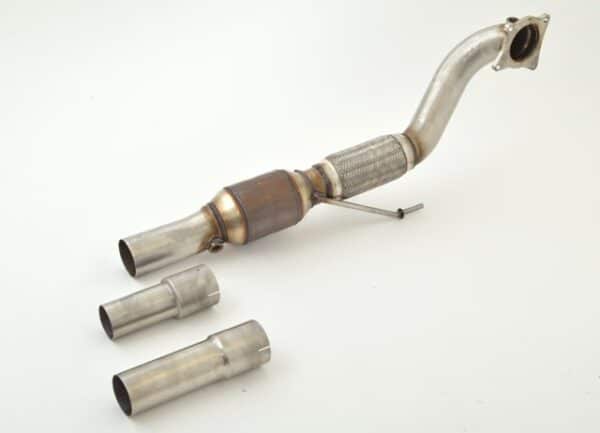 Friedrich Motorsport 76mm Downpipe mit 200 Zellen HJS Sport-Kat. für VW Polo 6R