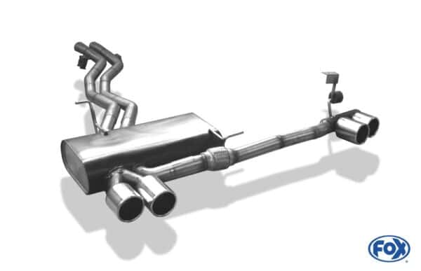 Fox Duplex Auspuff Sportauspuff Endschalldämpfer für BMW Z4 E85 auch Facelift BM080024-050